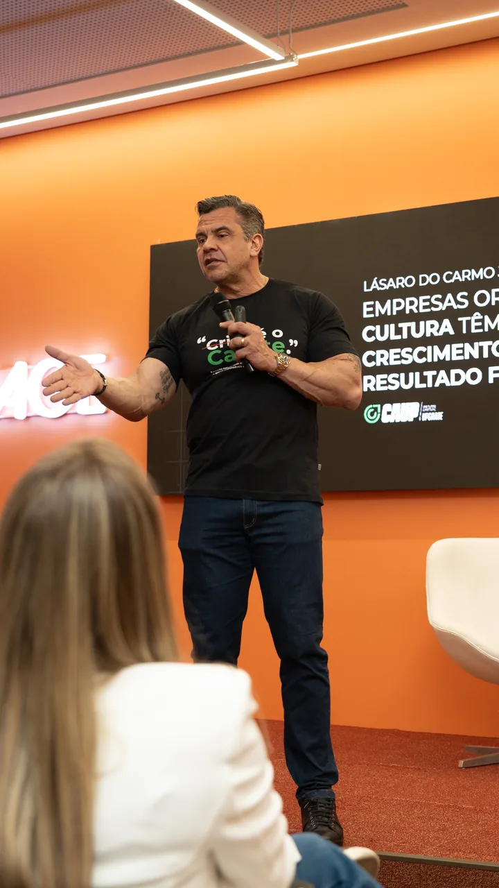 Palestra sobre cultura e resultado